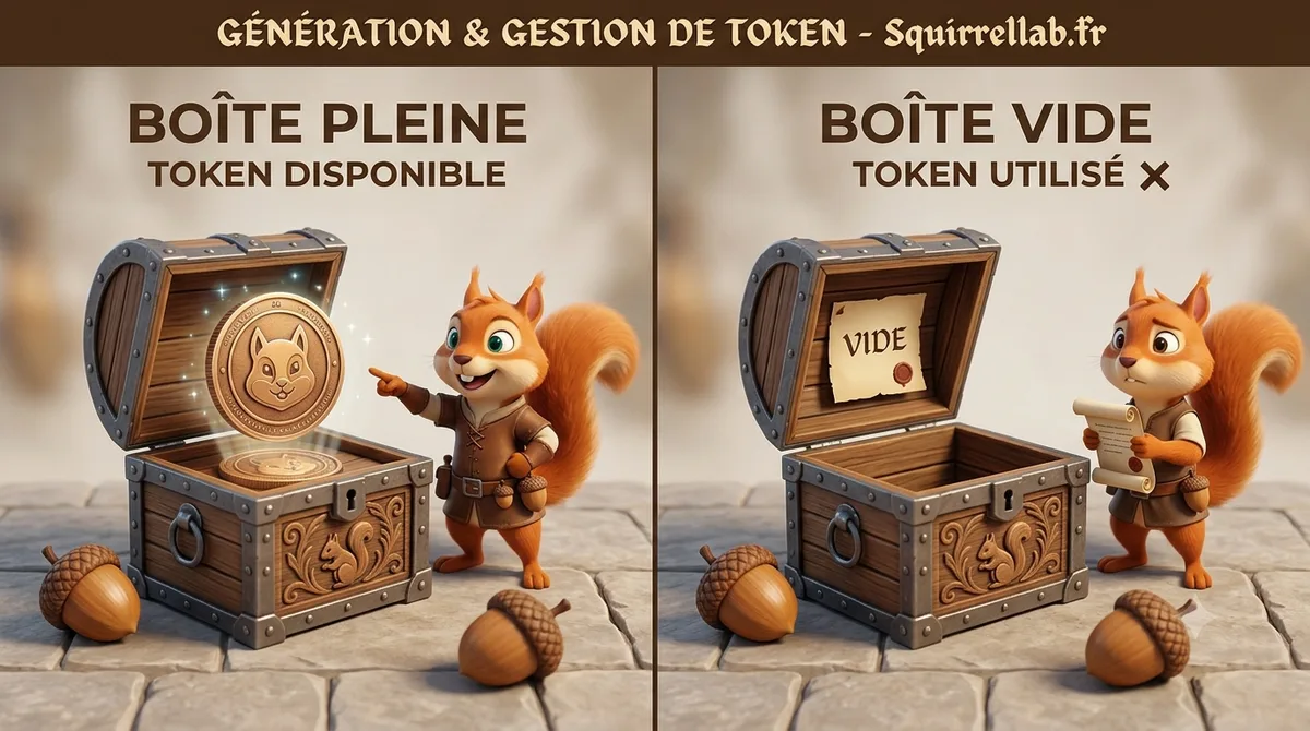 Gestionnaire de tokens — SquirrelLab